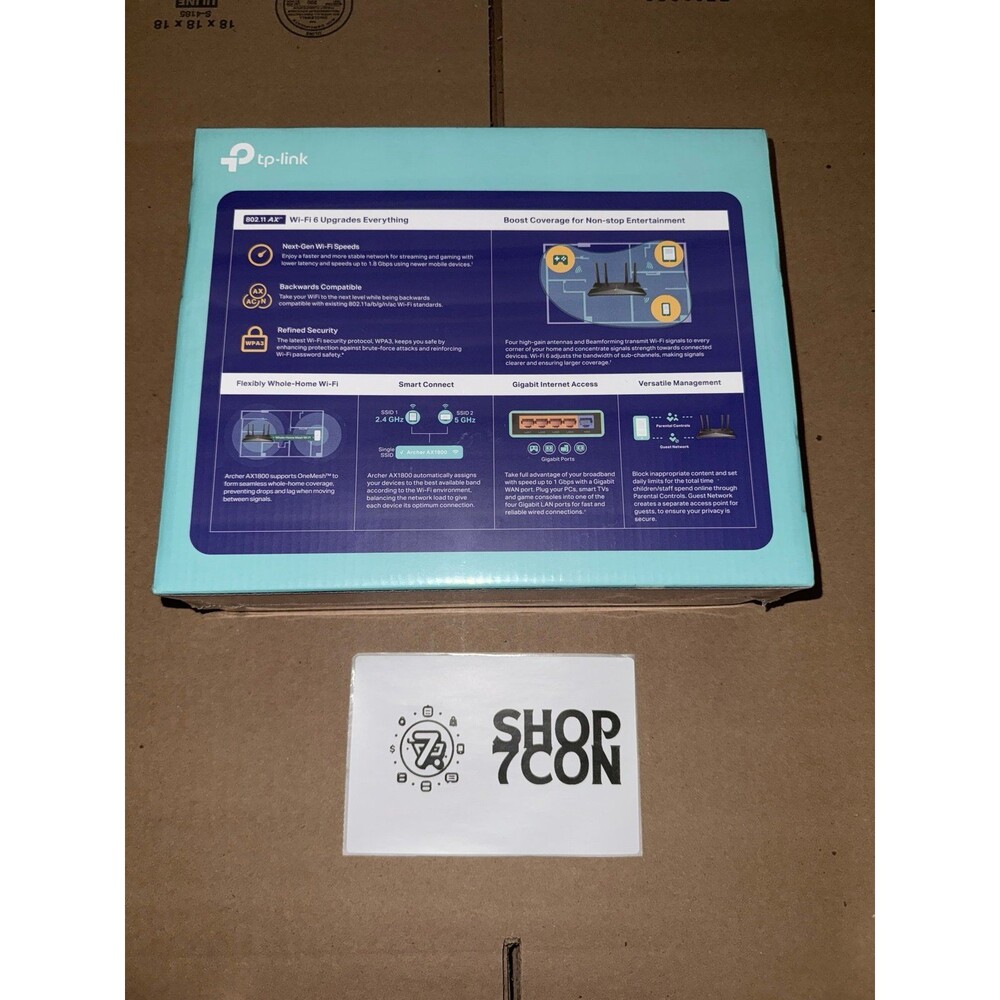 TP-Link AX1800 Router - Picture 2 of 4